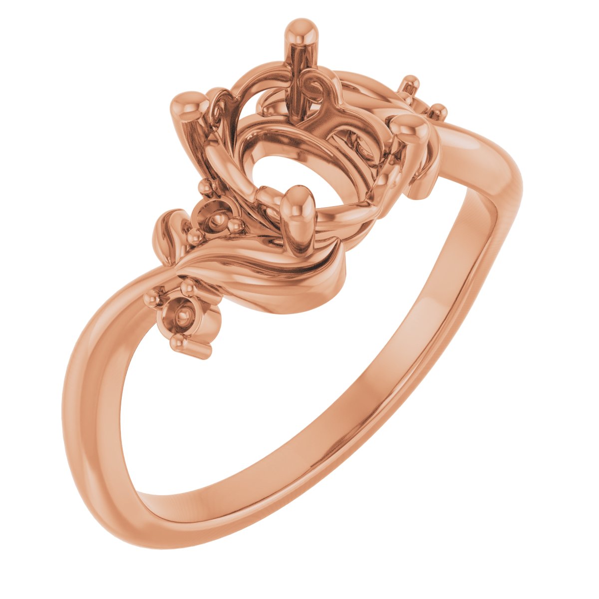 Floral Accented Ring