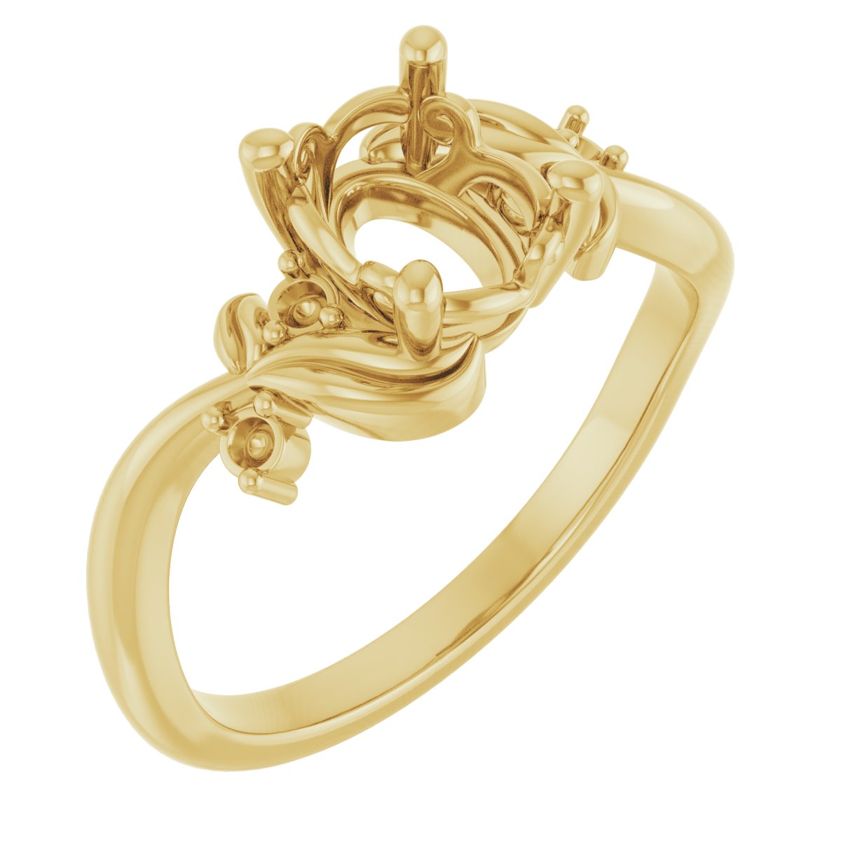 Floral Accented Ring