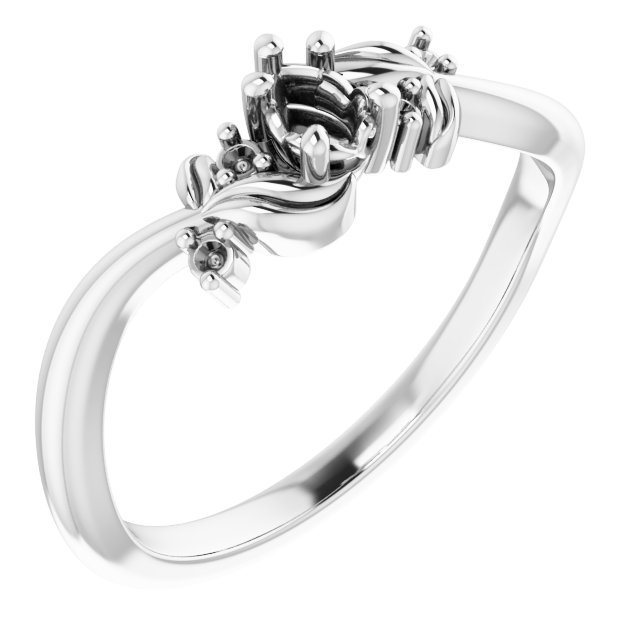 Floral Accented Ring