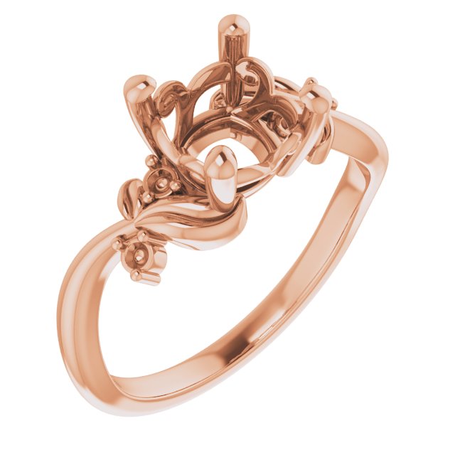 Floral Accented Ring