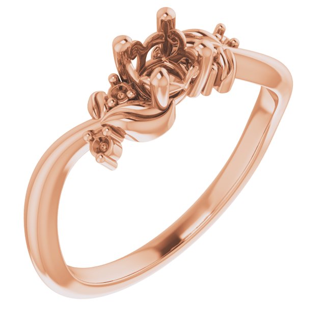 Floral Accented Ring
