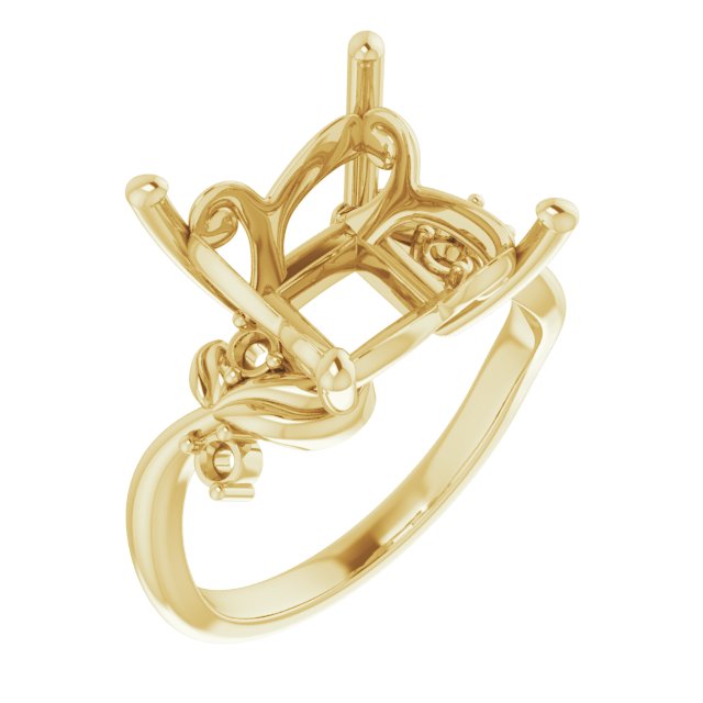 Floral Accented Ring