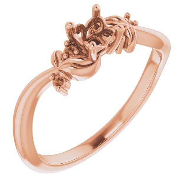 Floral Accented Ring