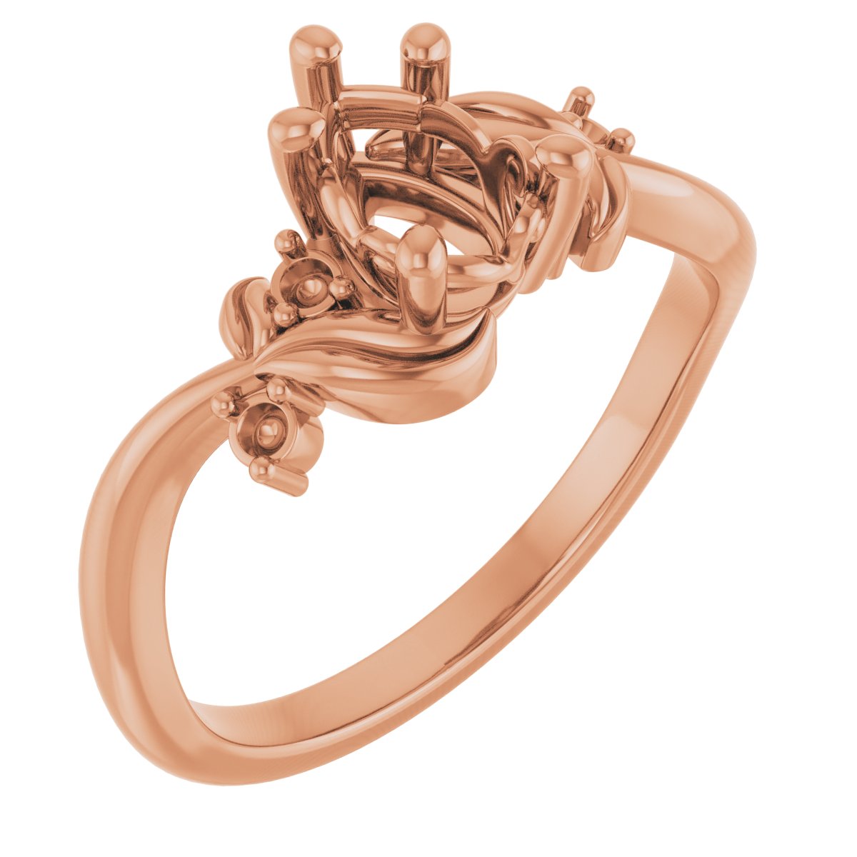 Floral Accented Ring