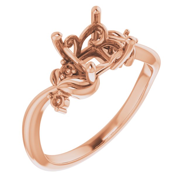 Floral Accented Ring