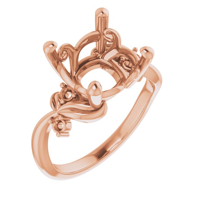 Floral Accented Ring