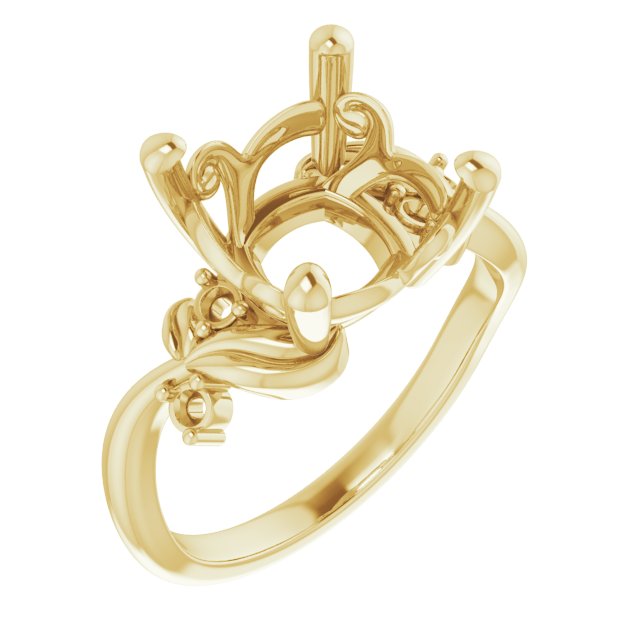 Floral Accented Ring
