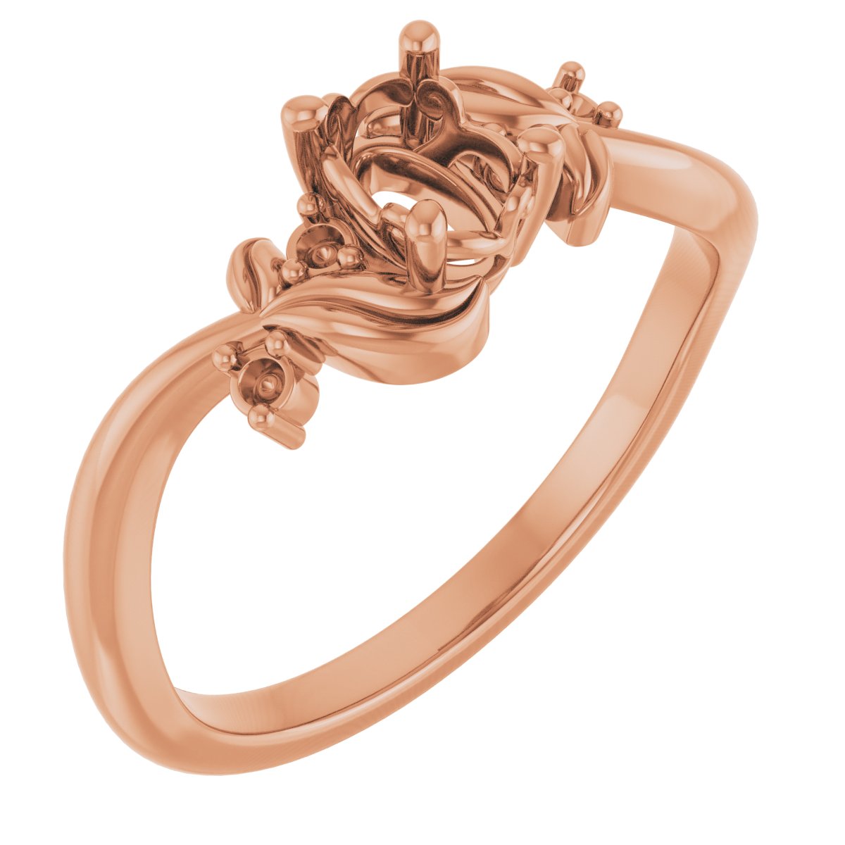 Floral Accented Ring