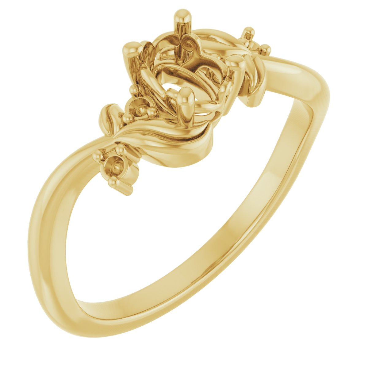 Floral Accented Ring