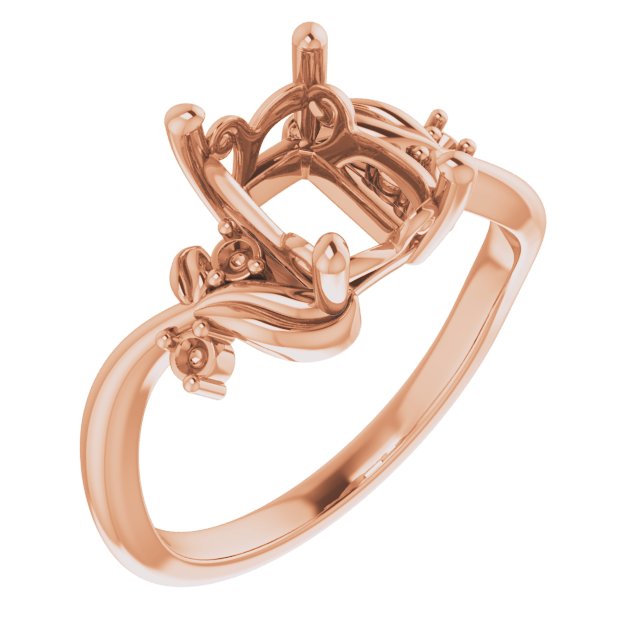 Floral Accented Ring