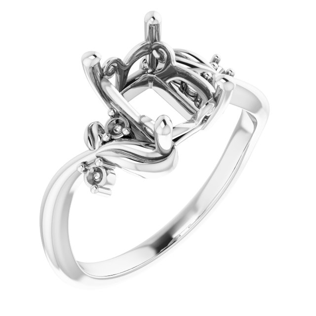 Floral Accented Ring