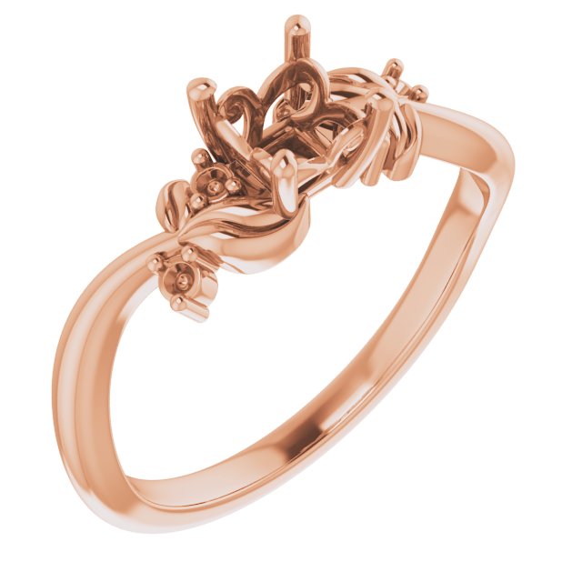 Floral Accented Ring