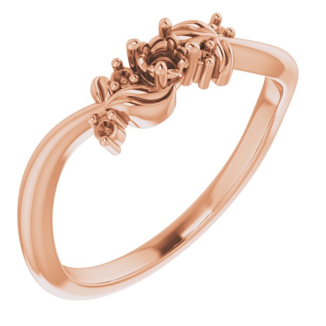 Floral Accented Ring