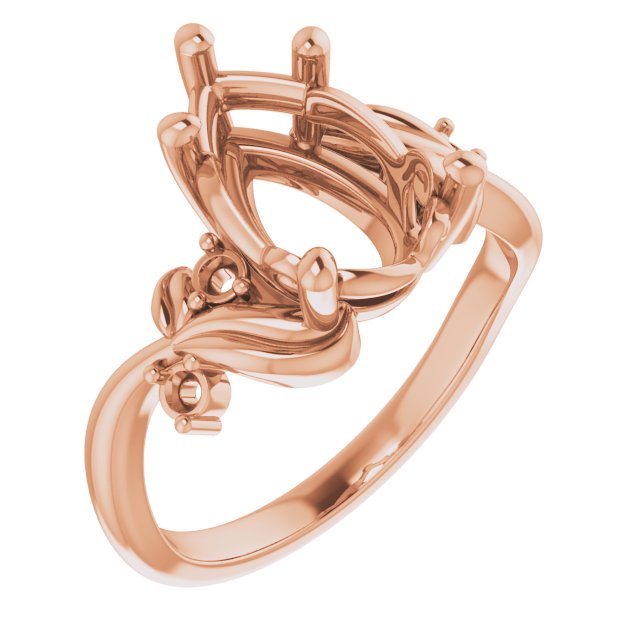 Floral Accented Ring