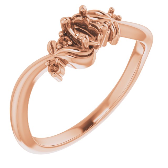 Floral Accented Ring