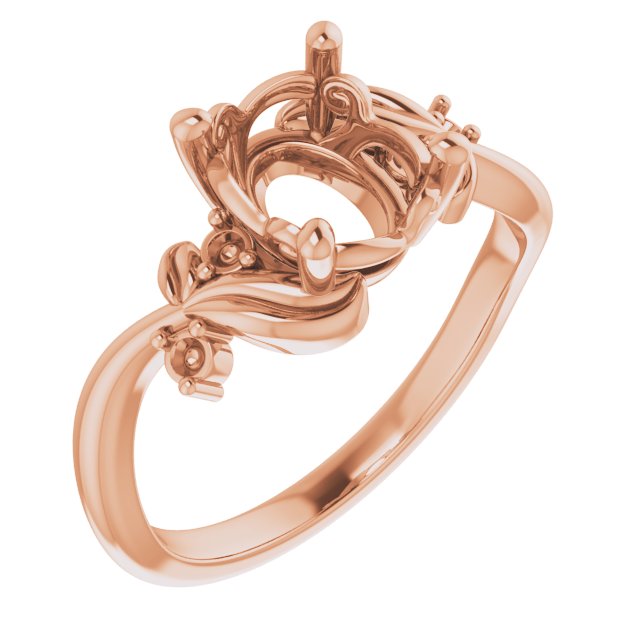 Floral Accented Ring