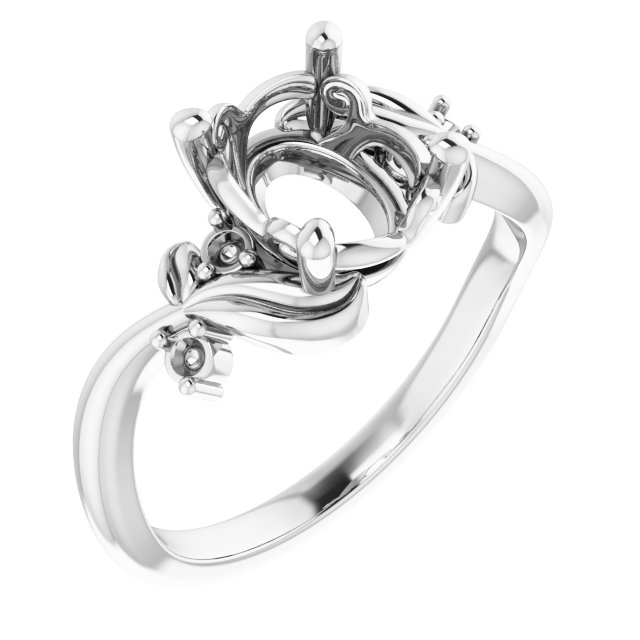 Floral Accented Ring