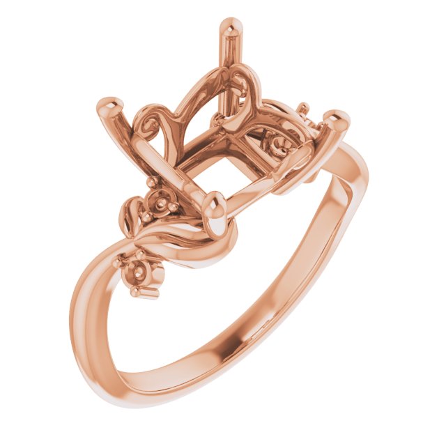Floral Accented Ring