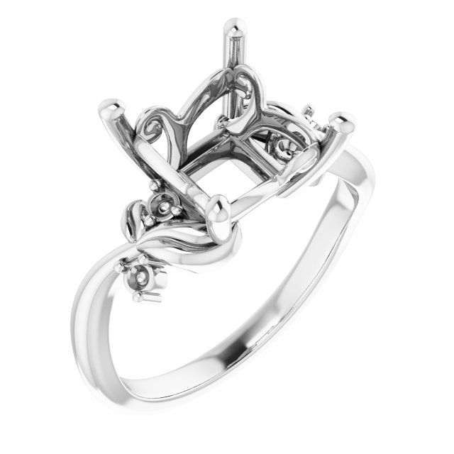 Floral Accented Ring
