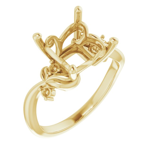 Floral Accented Ring