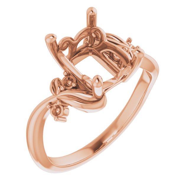Floral Accented Ring