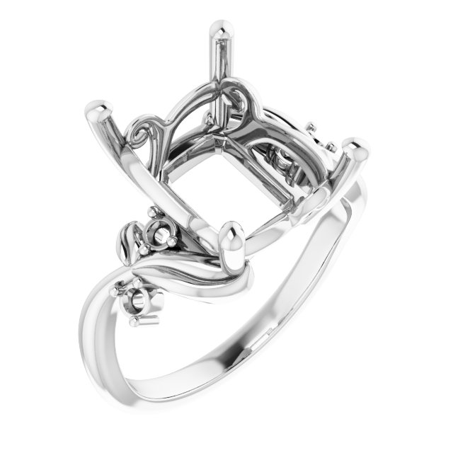 Floral Accented Ring