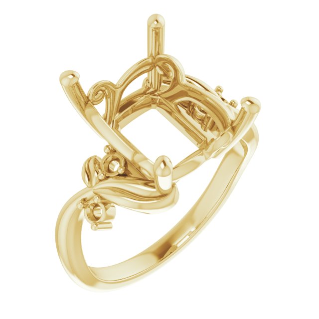 Floral Accented Ring