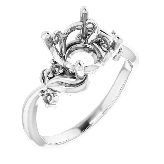 Floral Accented Ring