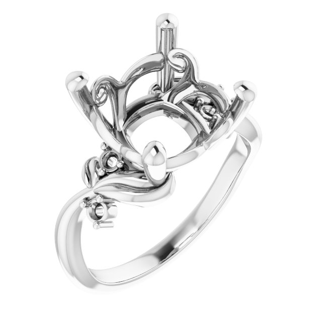 Floral Accented Ring