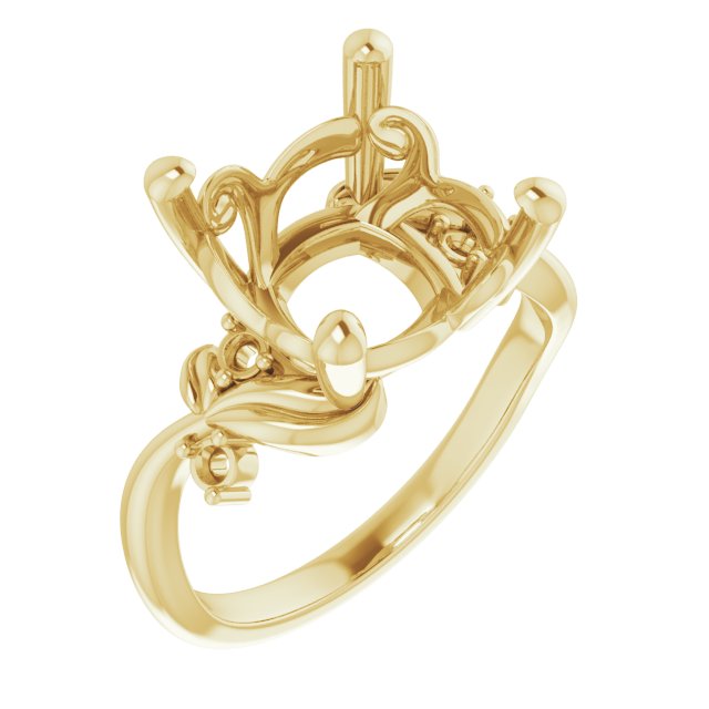 Floral Accented Ring