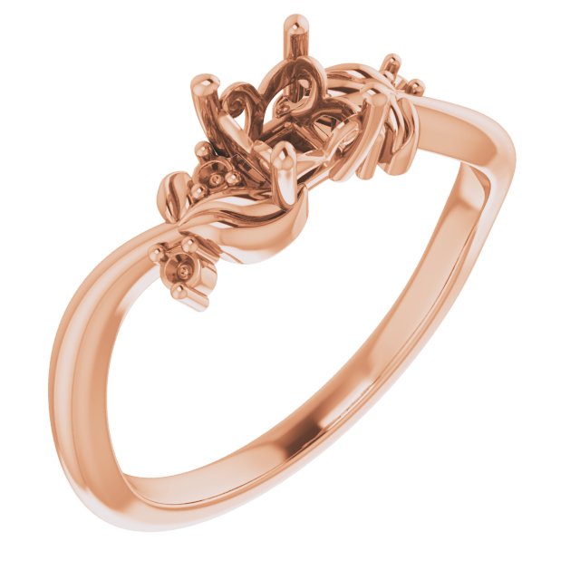 Floral Accented Ring
