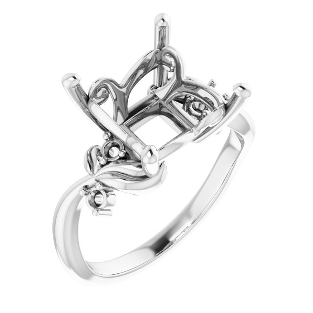 Floral Accented Ring