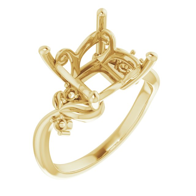 Floral Accented Ring
