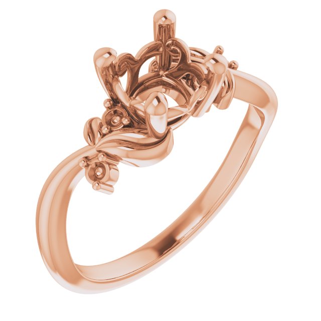 Floral Accented Ring