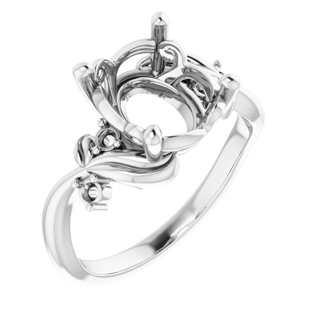 Floral Accented Ring