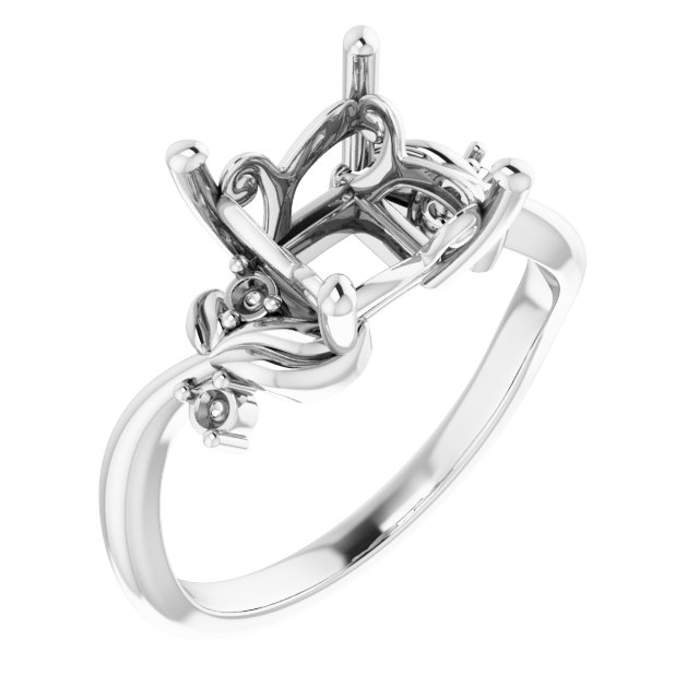 Floral Accented Ring