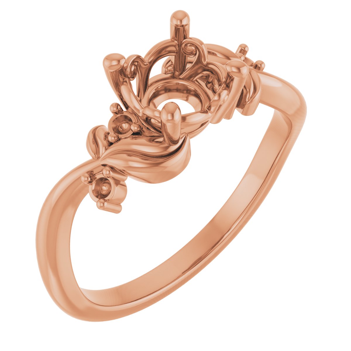 Floral Accented Ring