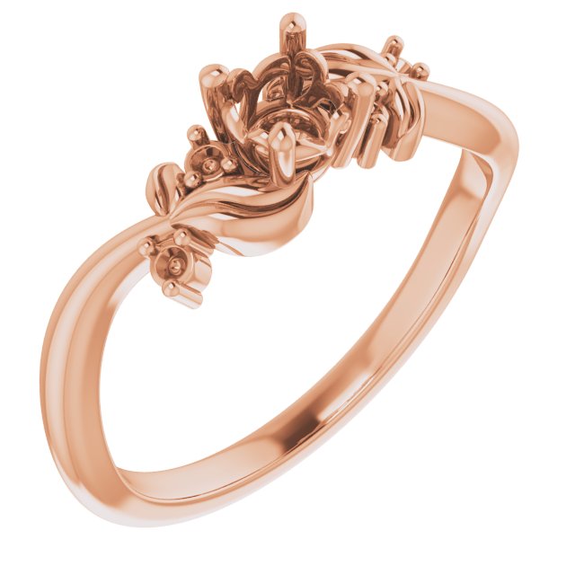 Floral Accented Ring