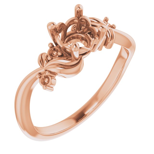Floral Accented Ring