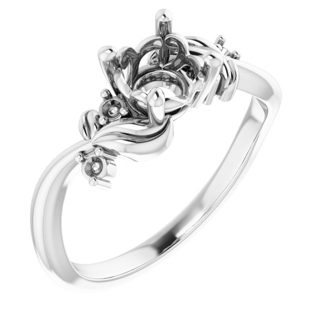 Floral Accented Ring
