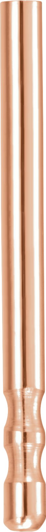 .036"x.444" Double Notched Earring Post