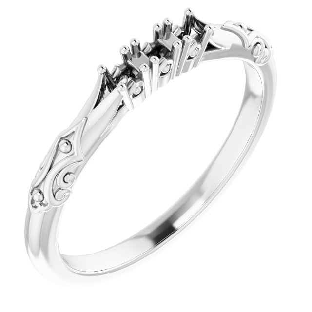 Three-Stone Anniversary Band