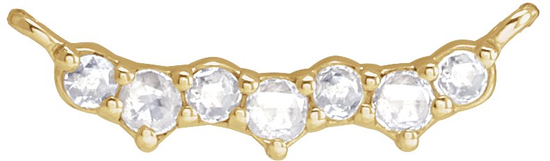 Rose-Cut Scattered Necklace or Center