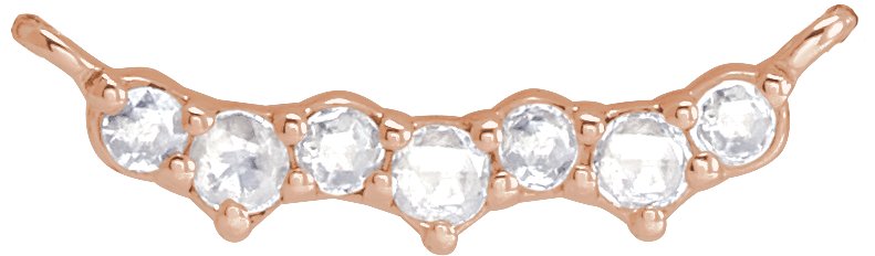 Rose-Cut Scattered Necklace or Center