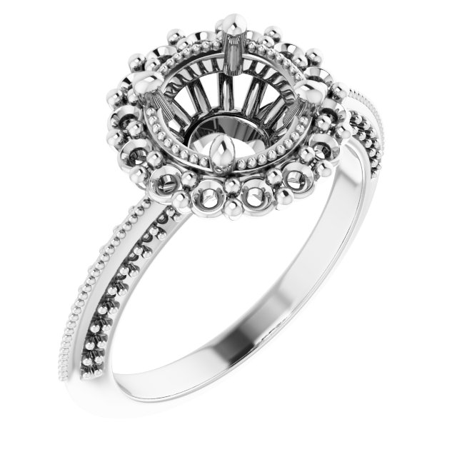 Halo-Style Engagement Ring