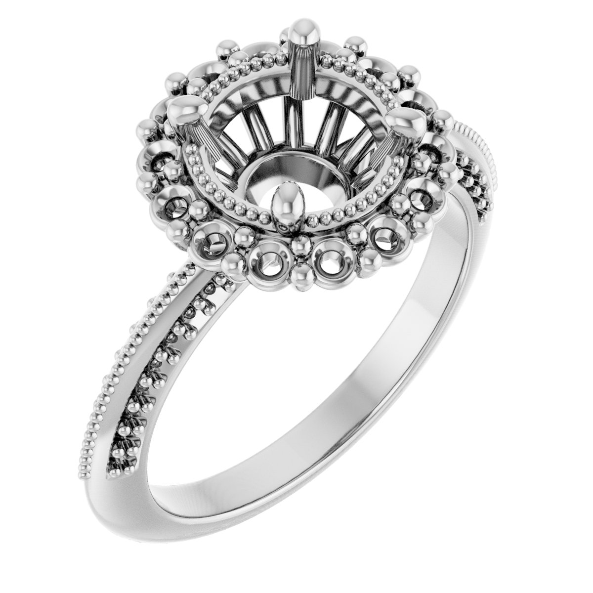 Halo-Style Engagement Ring