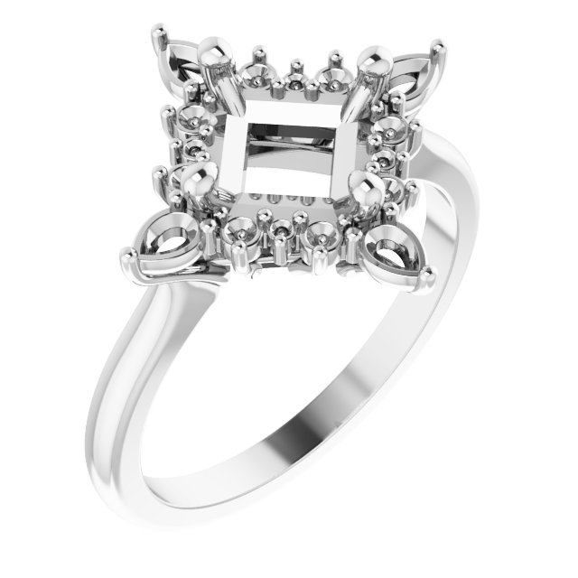 Halo-Style Engagement Ring or Band