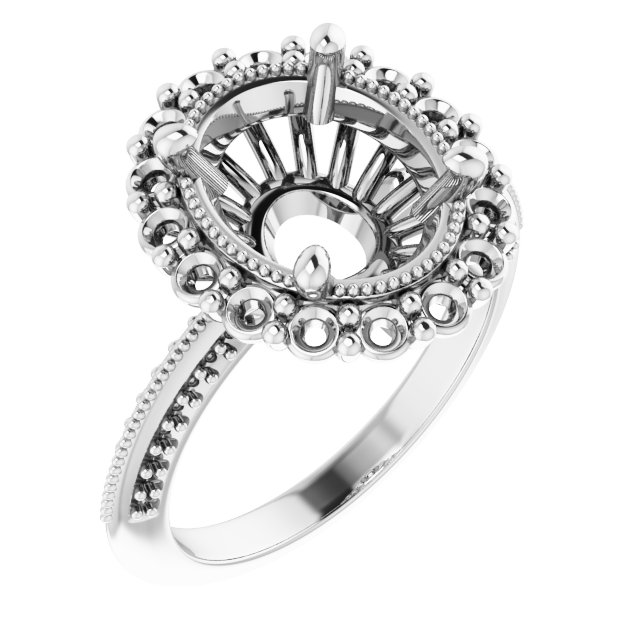 Halo-Style Engagement Ring