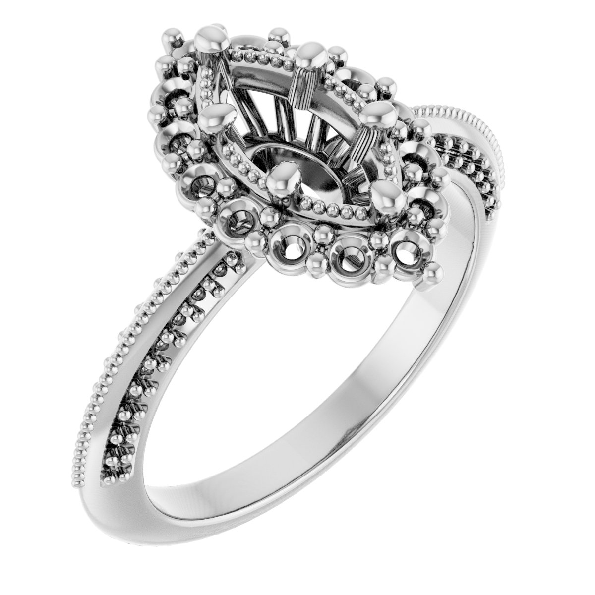 Halo-Style Engagement Ring