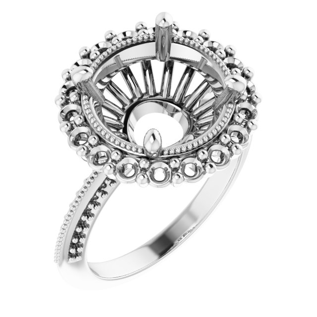 Halo-Style Engagement Ring
